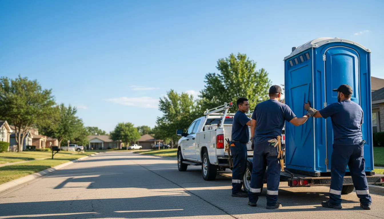 Portable Toilet Rental in Lillian, TX near me